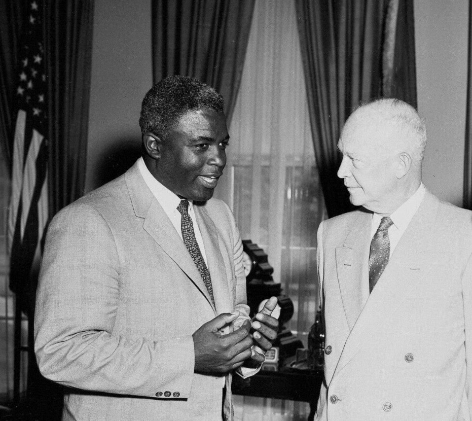 Jackie Robinson's meeting with President Eisenhower