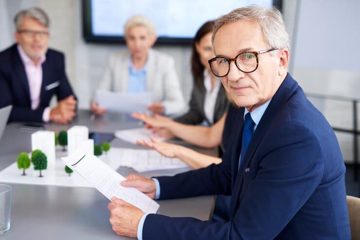 Politician During the Conference